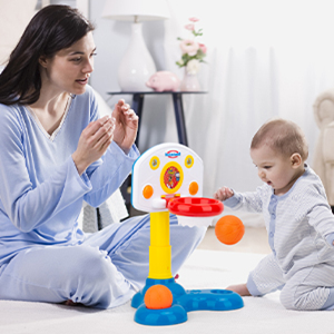 اسباب بازی نوزادی تور بسکتبال پایه دار کودک Basketball Hoop for kids HIDMED _اسباب بازی نوزادی